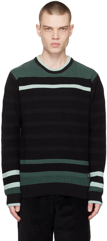 Photo: PS by Paul Smith Black Striped Sweater