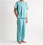 Cleverly Laundry - Continential Cotton Pyjama Set - Blue