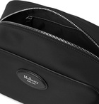 Mulberry - Leather-Trimmed Nylon Wash Bag - Black