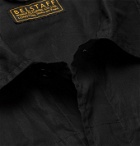 BELSTAFF - Recon Logo-Appliquéd Waxed Cotton-Ripstop Overshirt - Black