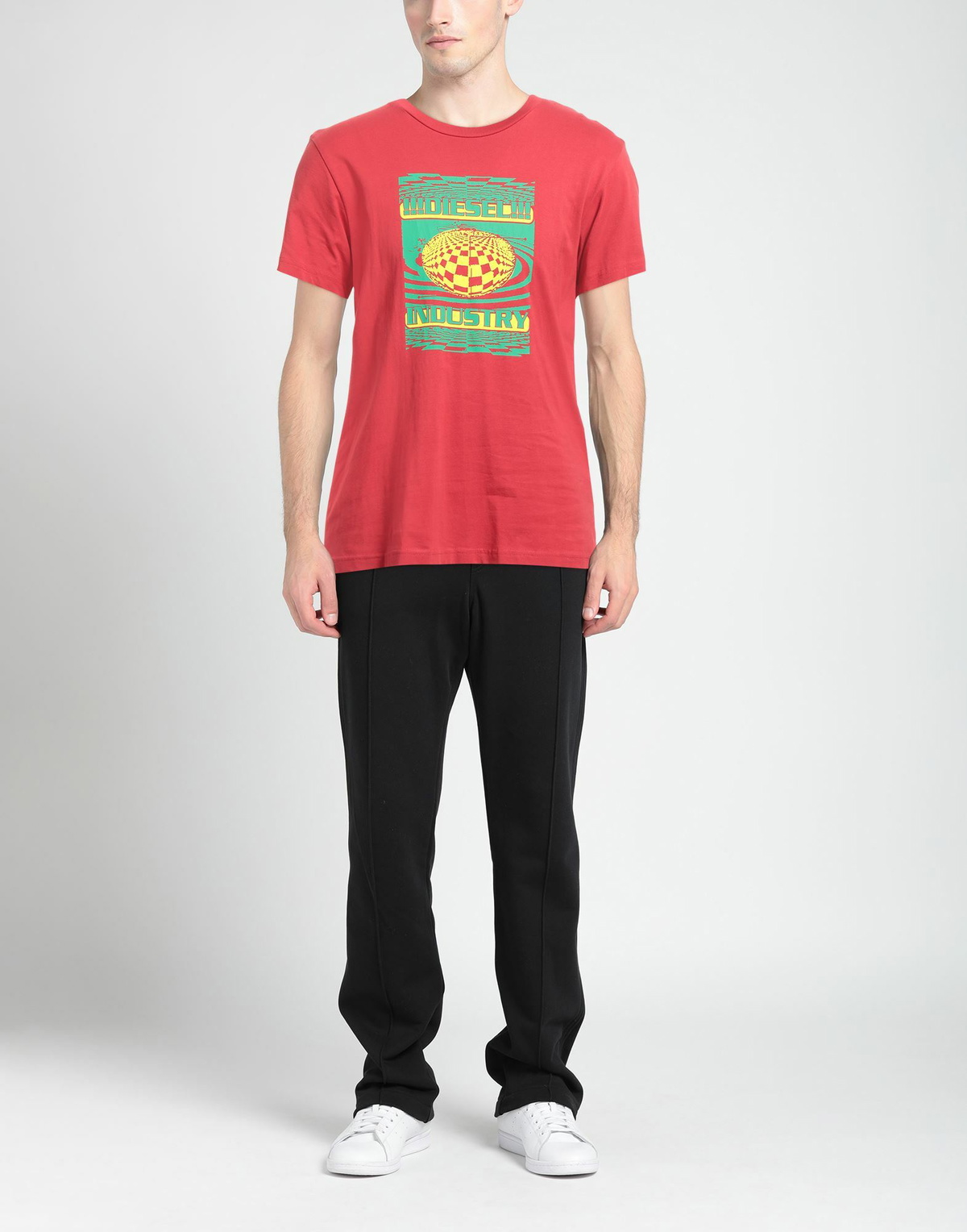 Diesel Mens T-shirt in Red