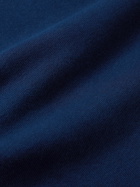 Blue Blue Japan - Indigo-Dyed Ribbed Cotton-Blend Jersey Rollneck T-Shirt - Blue
