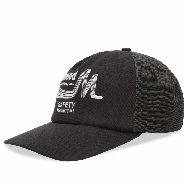 Photo: Metalwood Studio Men's Safety Trucker Cap in Black 