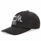 Metalwood Studio Men's Safety Trucker Cap in Black 
