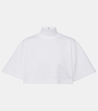 Alaïa Cotton turtleneck top