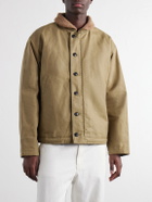 Fortela - Deck Wool Fleece-Lined Cotton-Canvas Jacket - Green