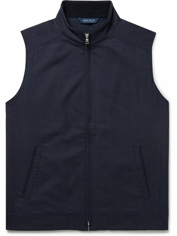 Photo: Peter Millar - Excursionist Lite Padded Wool Gilet - Blue