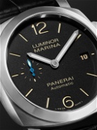 Panerai - Luminor Marina Quaranta Automatic 40mm Stainless Steel and Alligator Watch, Ref. No. PAM01272