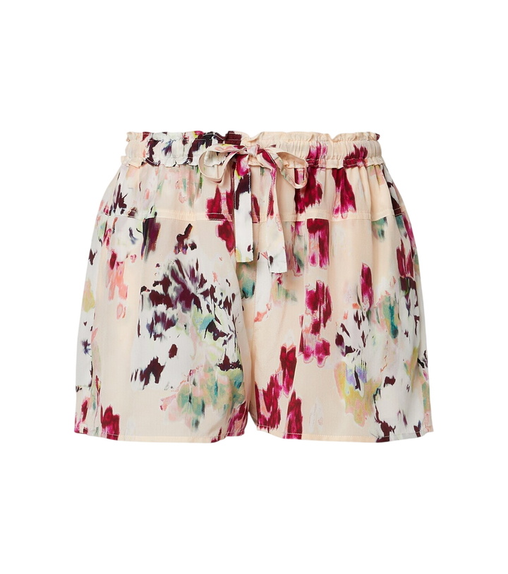 Photo: Ulla Johnson Aurielle floral silk shorts