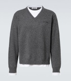 Miu Miu Layered cashmere sweater