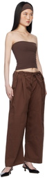 Gil Rodriguez Brown 'The Lou' Lounge Pants