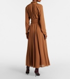 Joseph Pinky belted draped maxi dress