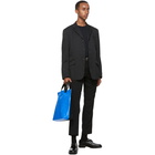 Comme des Garcons Homme Black Wool Twill Blazer