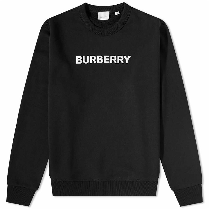 Photo: Burberry Men's Burlow Logo Crew Sweat in Black