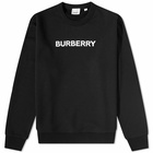 Burberry Men's Burlow Logo Crew Sweat in Black