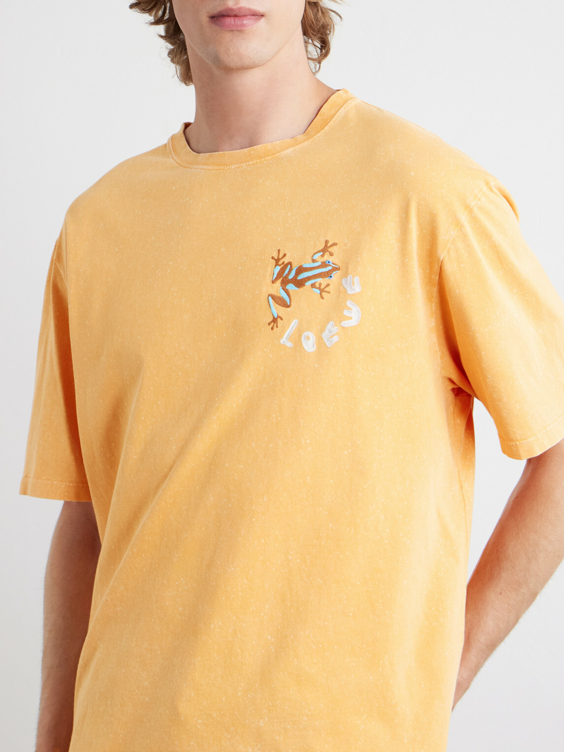 LOEWE - Paula's Ibiza Printed Cotton-Jersey T-shirt - Orange