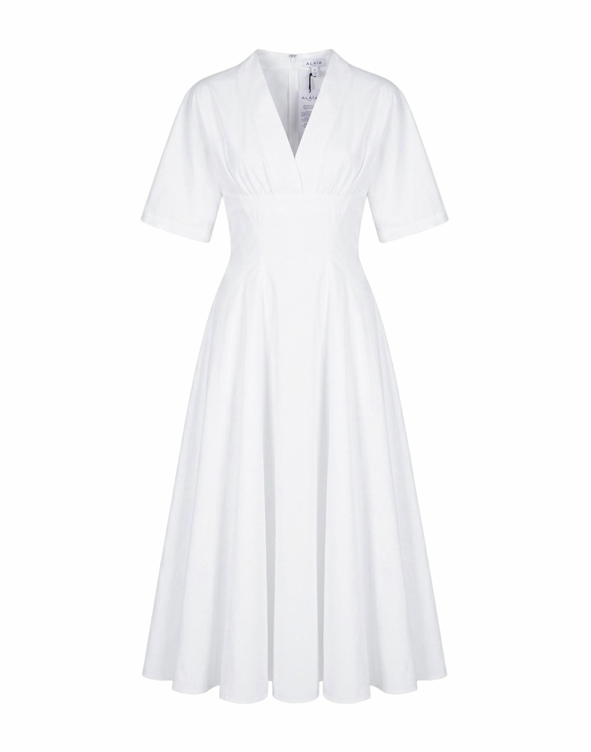 Alaïa Womens Midi dress in White