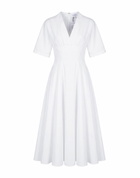 Alaïa Womens Midi dress in White