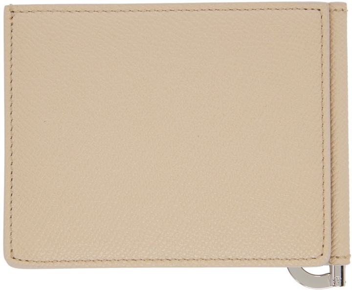 Photo: Maison Margiela Beige Leather Trifold Wallet