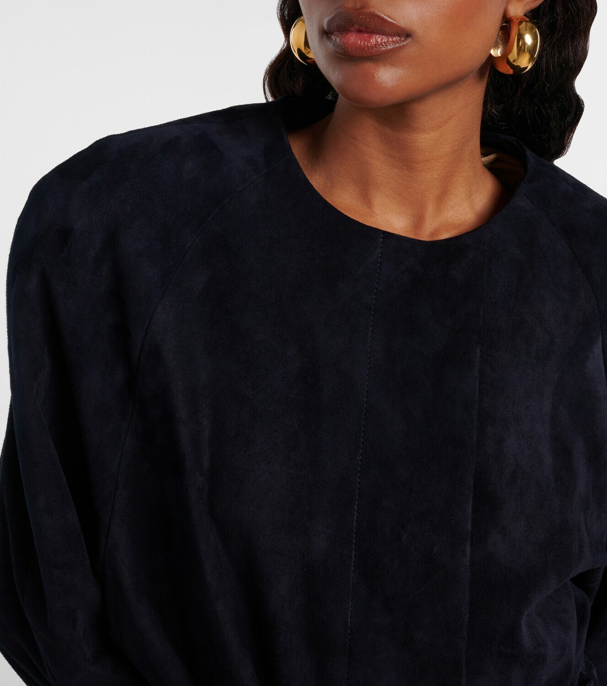 Stouls Dietrich suede coat