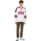 Dsquared2 White Jersey Hockey Fit T-Shirt