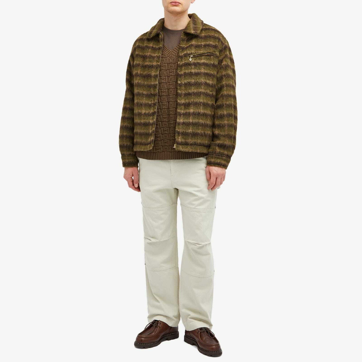★thisisneverthat★Brushed Wool Check Jacket Brushed Check Jacket - thisisneverthat®