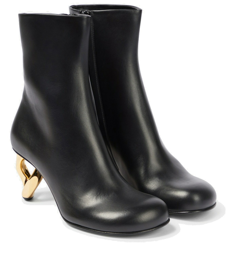 Photo: JW Anderson - Chain leather ankle boots