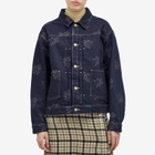 Needles Women's Rose Jean Jacket in Indigo