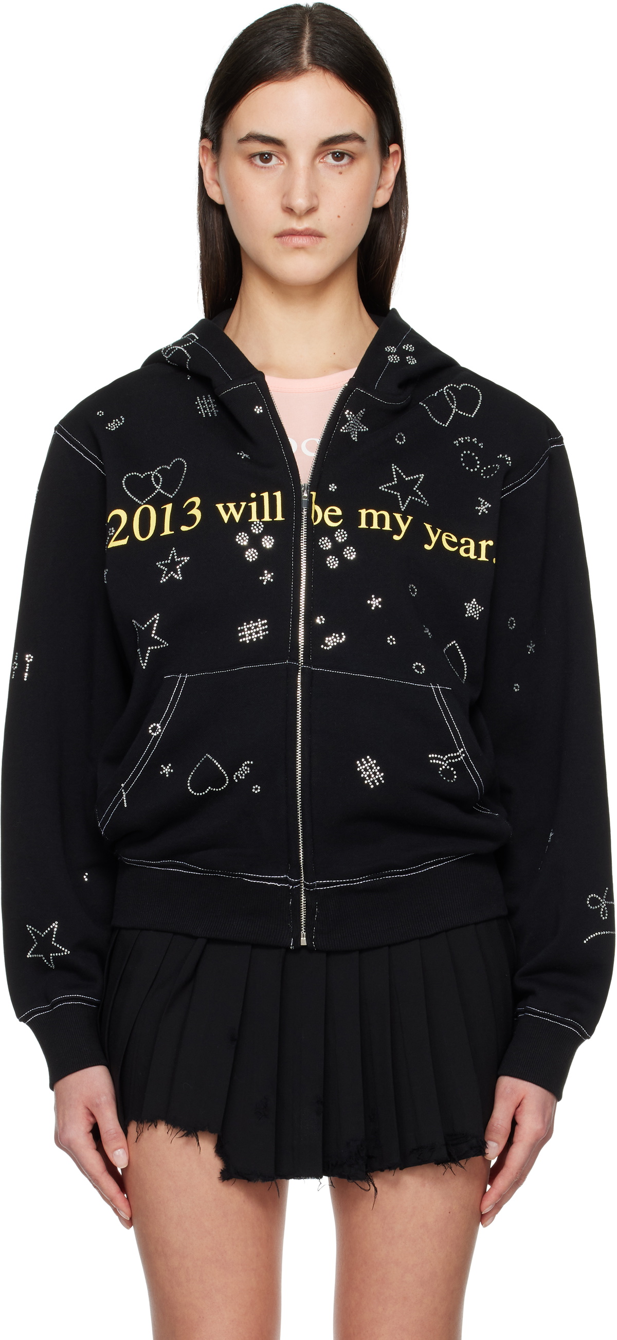 Praying Black 'Paris' Hoodie Praying