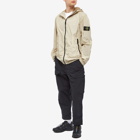 Stone Island Men's Crinkle Reps Hooded Jacket in Dove Grey