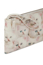 Diesel Pouch in printed glossy PU - Small Wallets Womens in White