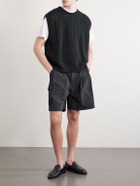 A Kind Of Guise - Quito Straight-Leg Shell Drawstring Shorts - Black