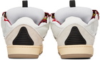 Lanvin White Curb Sneakers