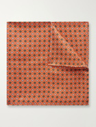 De Petrillo - Printed Silk-Twill Pocket Square