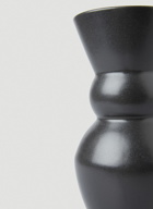 Lucie Glazed Vase in Black