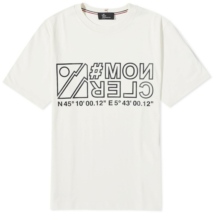 Photo: Moncler Grenoble Men's Short Sleeve T-Shirt in White