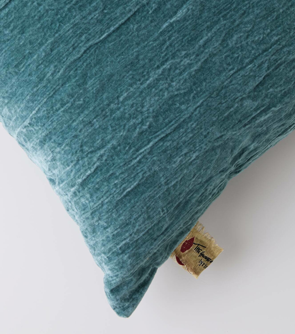 The House of Lyria Sterna cotton velvet pillow
