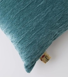 The House of Lyria Sterna cotton velvet pillow