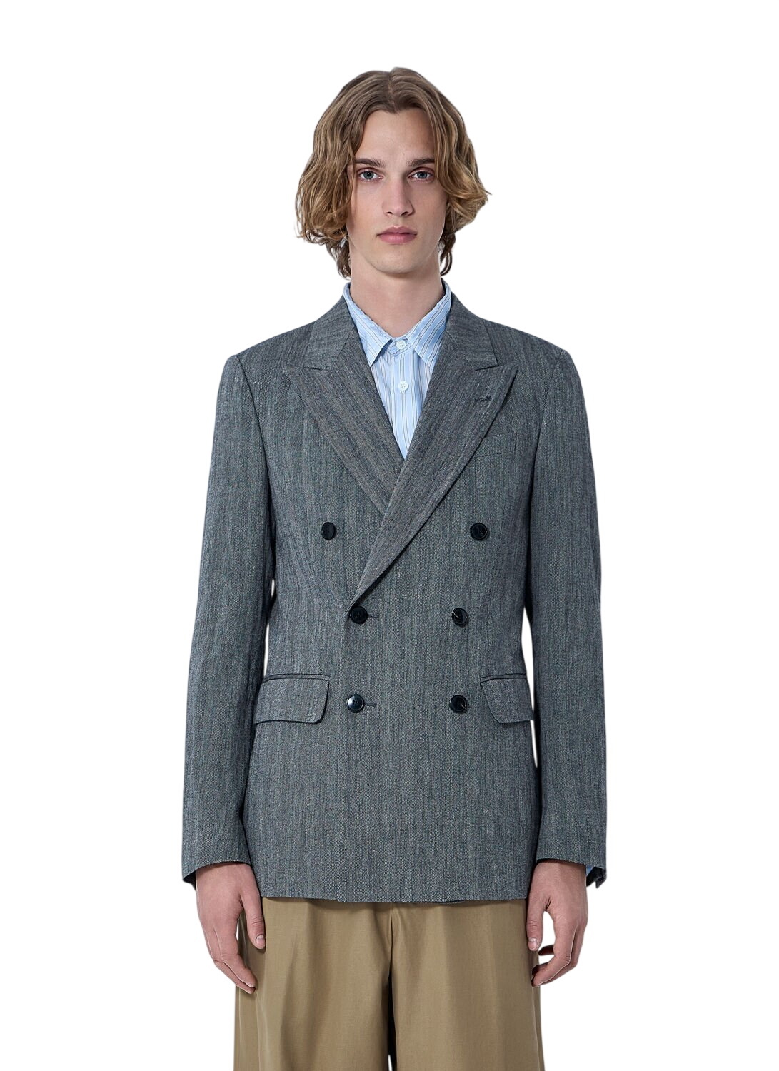 Dries Van Noten Navy Verner Panton Edition Embroidered Jacket