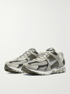 Nike - Zoom Vomero 5 Rubber-Trimmed Mesh and Faux Suede Sneakers - Gray