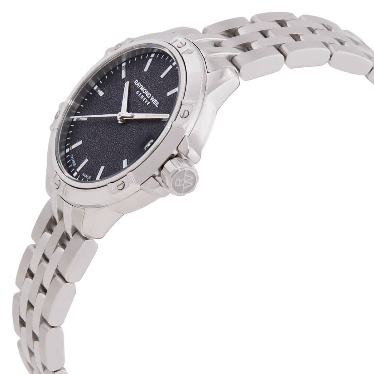 Raymond Weil Tango Quartz Purple Frosted Dial Ladies Watch 5960-ST-50161