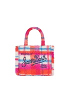 MC2 Saint Barth Wooly Colette Fringed Handbag With Tartan Pattern