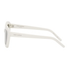 Saint Laurent White SL 68 Sunglasses