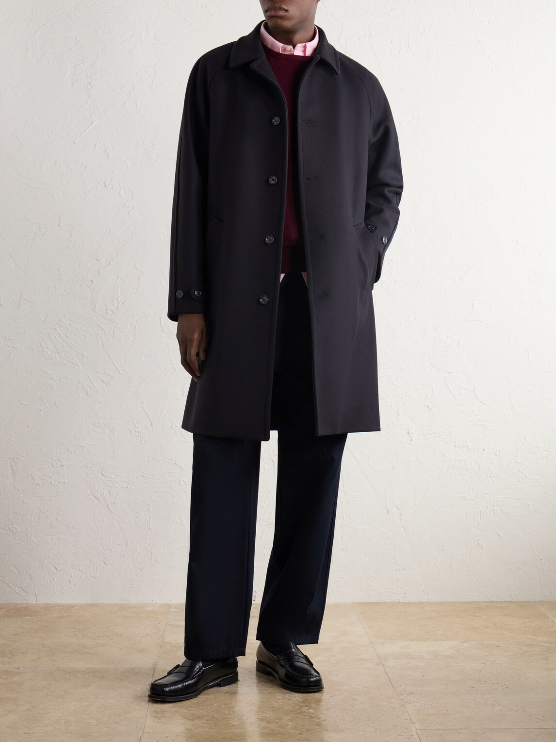 Valstar - Vittorio Wool-Blend Felt Coat - Blue