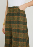 Our Legacy Rebel Checked Cotton Maxi Skirt Stripe