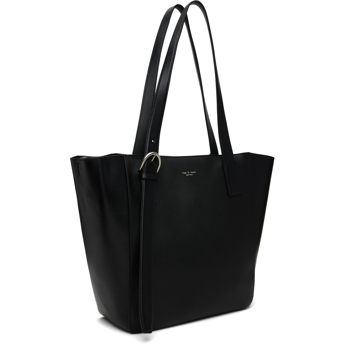 rag & bone Black Parker Leather Tote