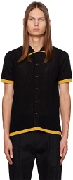 Double Rainbouu Black Semi-Sheer Shirt