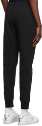 Lacoste Black Cotton Lounge Pants