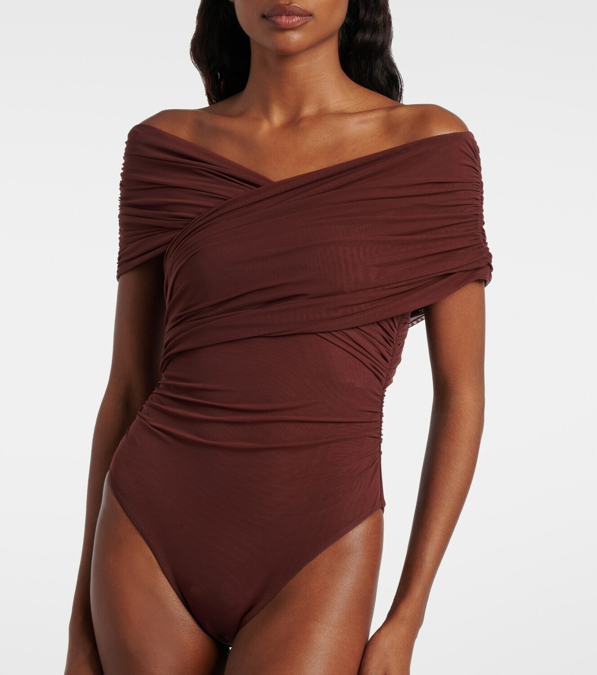 SIR Jacques gathered off-shoulder bodysuit