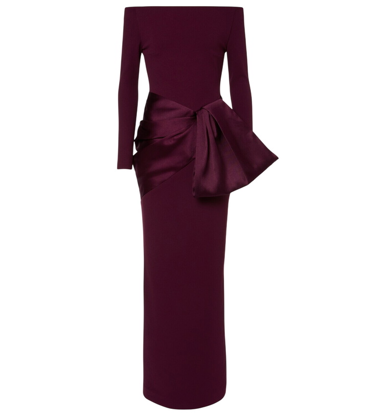 Photo: Solace London Kori satin-trimmed gown